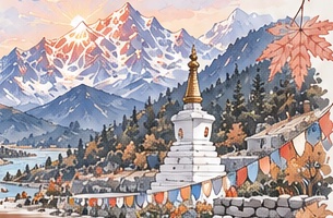 日照金山